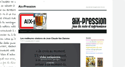 Desktop Screenshot of aix-pression.com